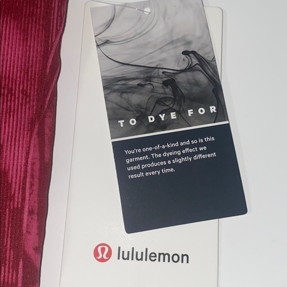 Ebb to Street Tight Wash Lululemon Leggings size 10 red & pink seamless - Picture 6 of 11